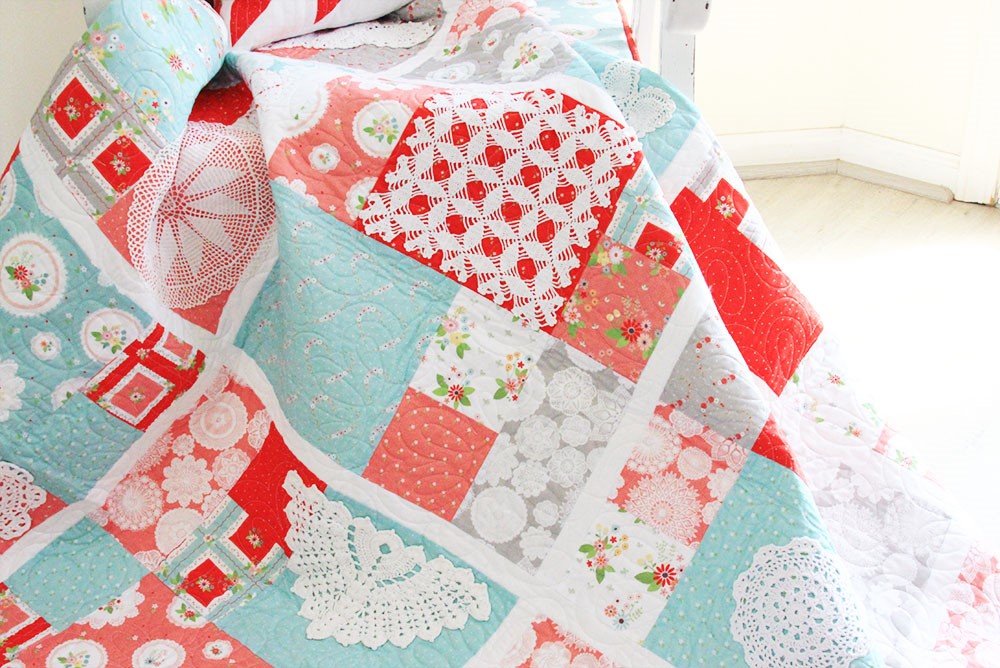 Vintage Doily Keepsakes Quilt – Free Pattern Vintage Doily Keepsakes Quilt – Free Pattern