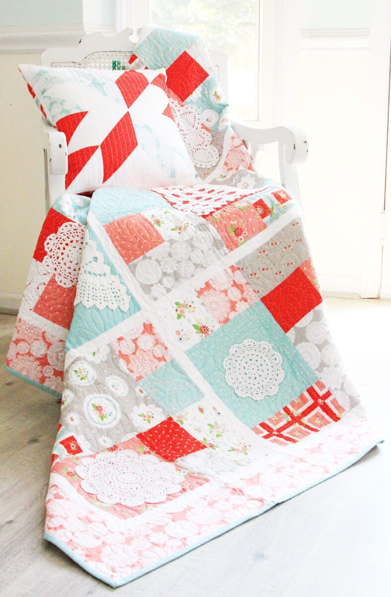 Vintage Doily Keepsakes Quilt – Free Pattern Vintage Doily Keepsakes Quilt – Free Pattern