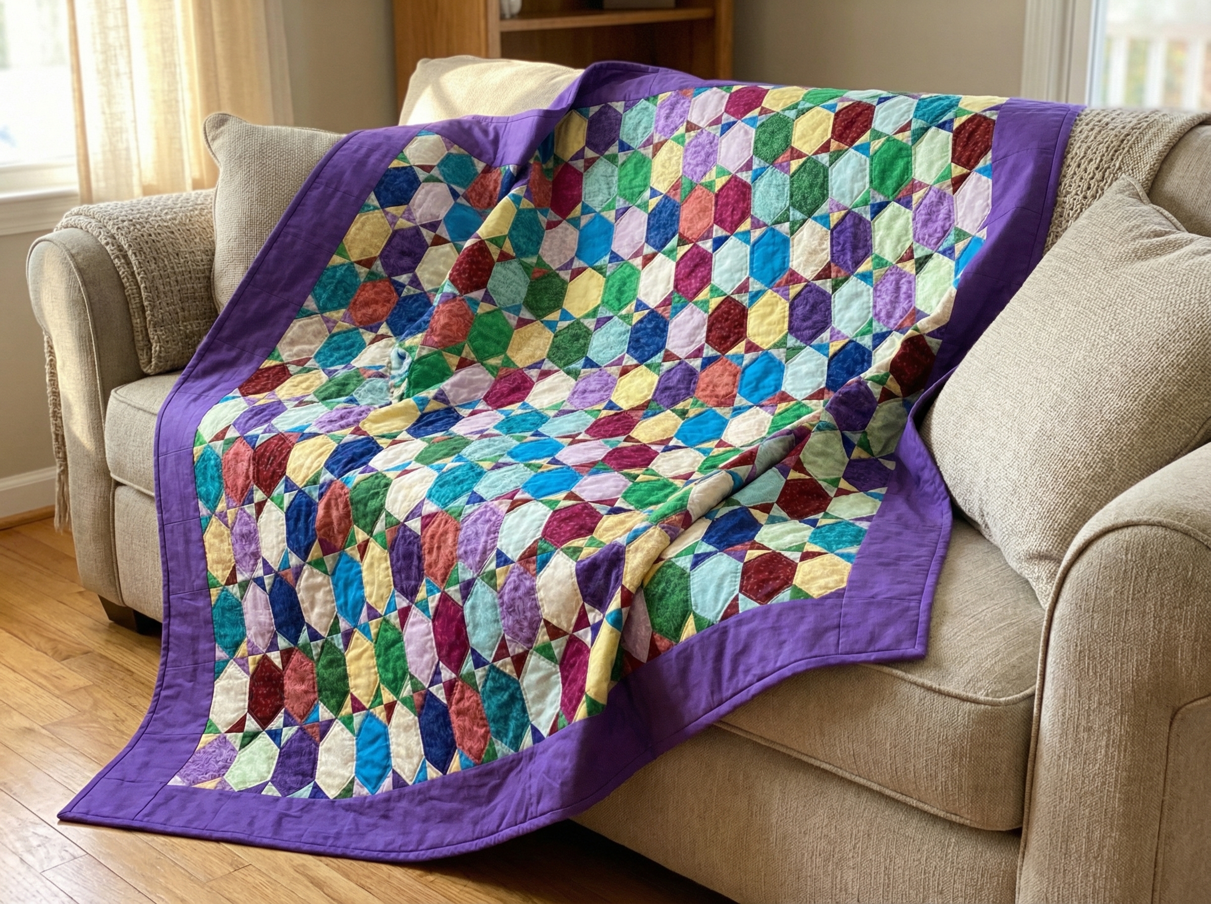 Bejeweled Quilt Pattern: Free PDF Design by Lucy Fazely 3 Bejeweled Quilt Pattern: Free PDF Design by Lucy Fazely