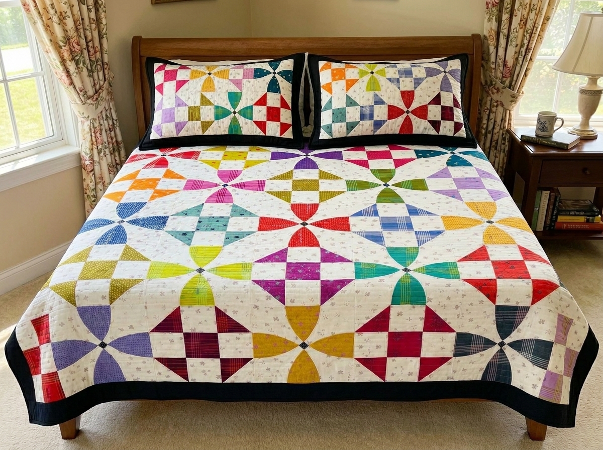 Happy Village Quilt