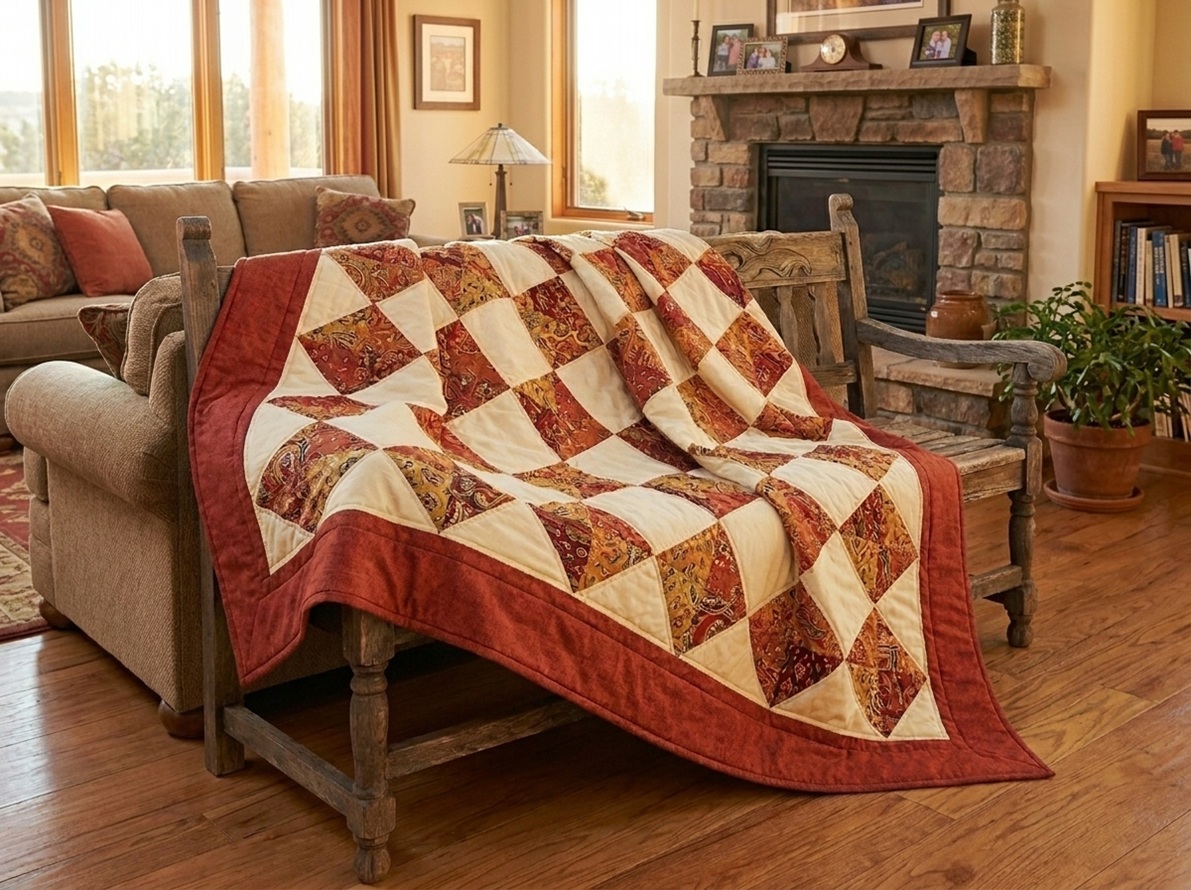 Viola On Point Quilt Viola On Point Quilt