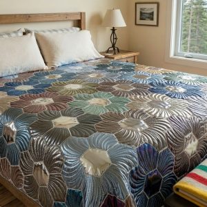 Hexagon Quilting Floral Pattern - Free PDF 7 Quilt Hexagons Floral