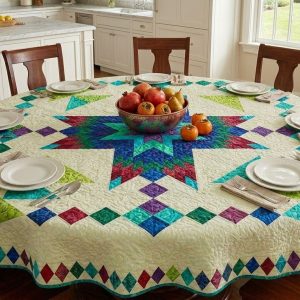 Star Burst Wall Hanging: Free Quilt Pattern & Tutorial 6 Star Burst Wall Hanging