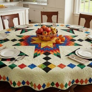 Star Burst Wall Hanging: Free Quilt Pattern & Tutorial 5 Star Burst Wall Hanging