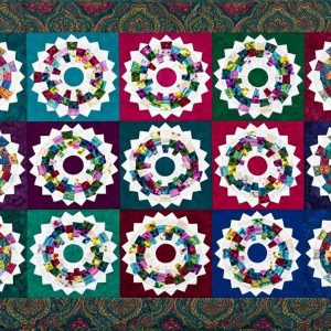 Dresden Blooms Quilt: A Modern Floral Pattern Tutorial 8 Dresden Blooms Quilt, Dresden Plate Pattern, Layer Cake Quilt Patterns, Jenny Doan Quilts, Missouri Star Quilt Co, Floral Quilt Patterns, Dresden Wedge Ruler, Free Quilt Patterns