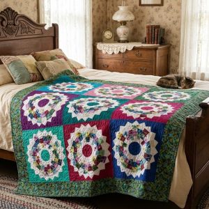 Dresden Blooms Quilt: A Modern Floral Pattern Tutorial 6 Dresden Blooms Quilt, Dresden Plate Pattern, Layer Cake Quilt Patterns, Jenny Doan Quilts, Missouri Star Quilt Co, Floral Quilt Patterns, Dresden Wedge Ruler, Free Quilt Patterns