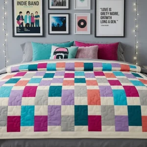 Simple Brick Quilt Pattern: Easy Tutorial & Free PDF 5 Simple Brick Quilt Pattern: Easy Tutorial & Free PDF