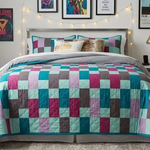 Simple Brick Quilt Pattern: Easy Tutorial & Free PDF 3 Simple Brick Quilt Pattern: Easy Tutorial & Free PDF