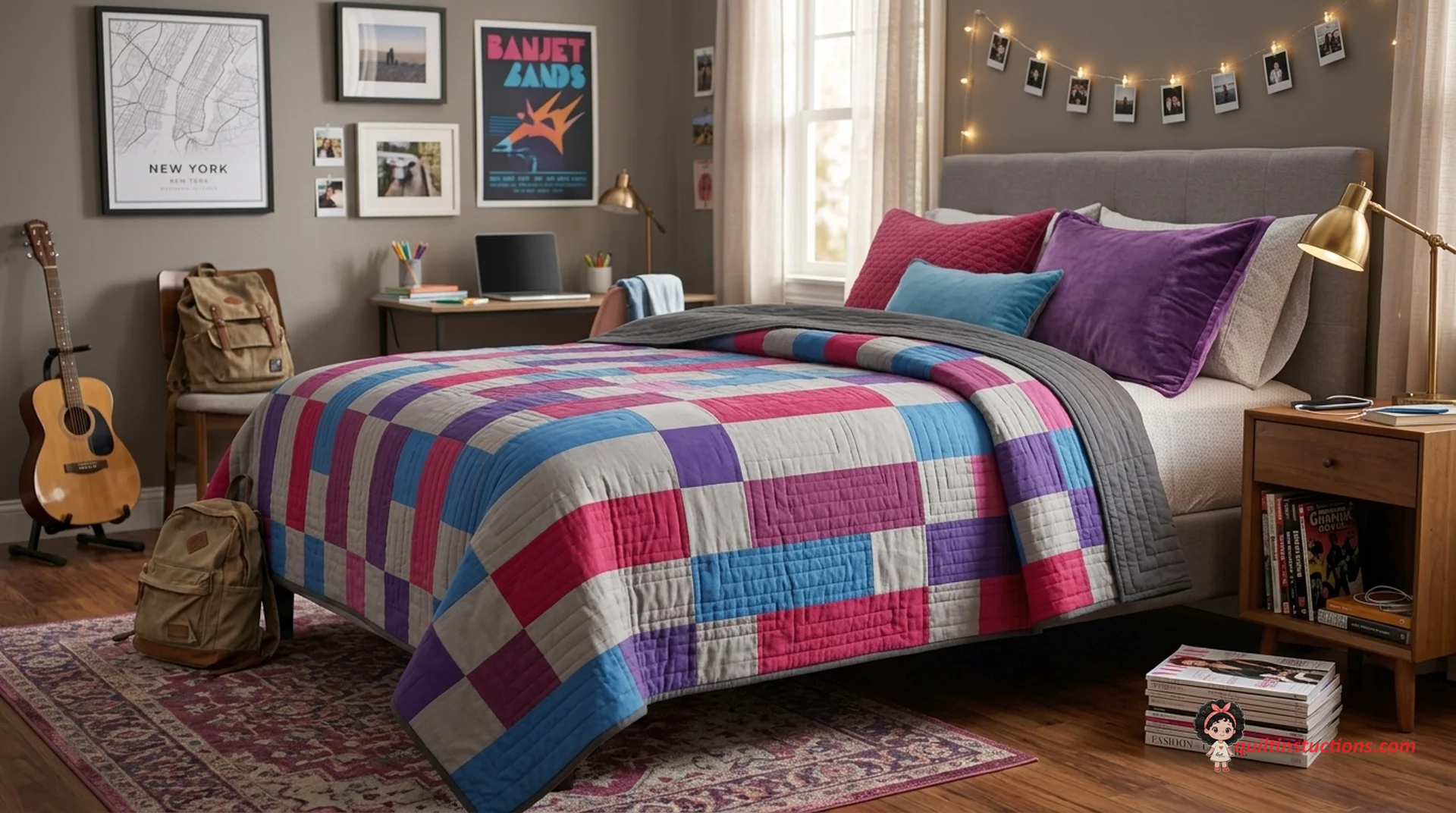Simple Brick Quilt Pattern: Easy Tutorial & Free PDF Simple Brick Quilt Pattern: Easy Tutorial & Free PDF