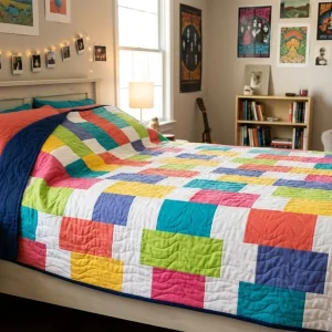 Simple Brick Quilt Pattern: Easy Tutorial & Free PDF 4 Simple Brick Quilt 8