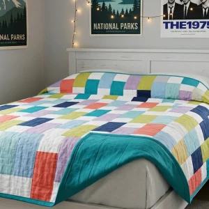 Simple Brick Quilt Pattern: Easy Tutorial & Free PDF 6 Simple Brick Quilt 9