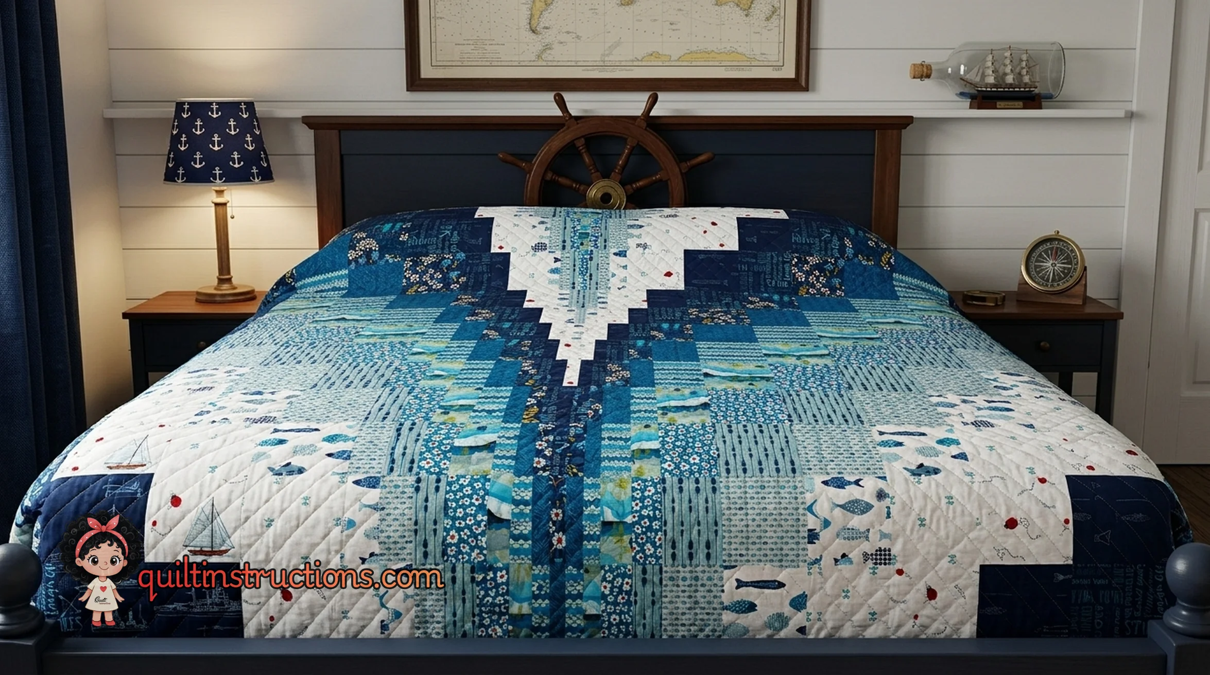 Making Waves quilt free 2 Making Waves Quilt: Modern Free Pattern & Sewing Guide