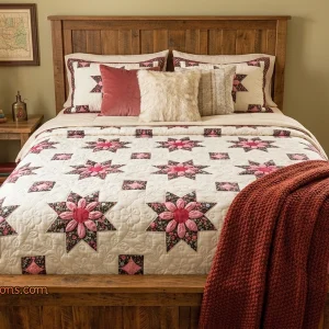 Amish Dahlia Quilt Block free 8 Amish Dahlia Quilt Block free