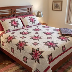 Amish Dahlia Quilt Block free 6 Amish Dahlia Quilt Block free 2