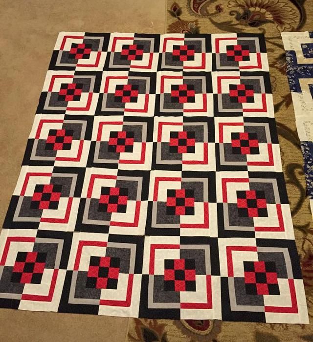 Nine Patch Bento Box Quilt Pattern 🎁🧵 Nine Patch Bento Box Quilt Pattern 🎁🧵