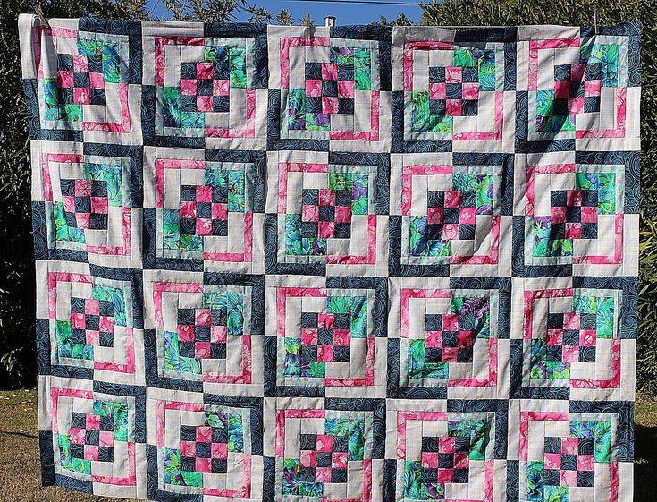 Nine Patch Bento Box Quilt Pattern 🎁🧵 Nine Patch Bento Box Quilt Pattern 🎁🧵