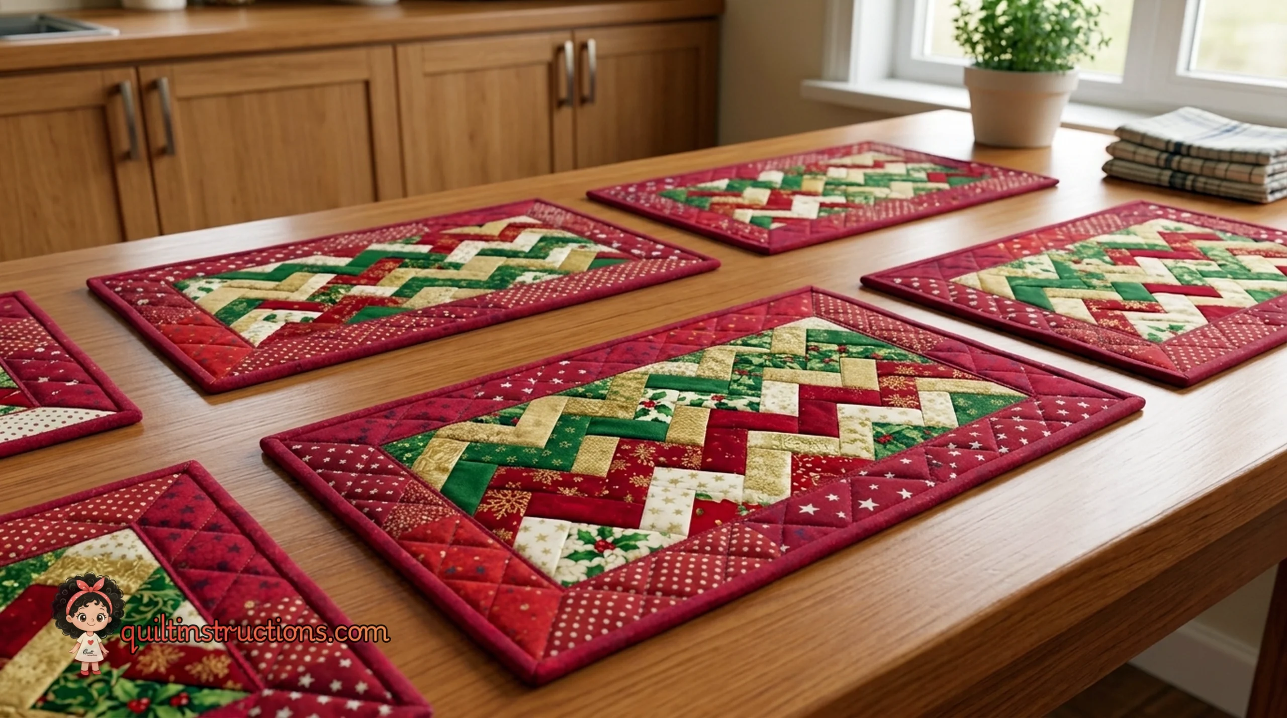 Yankee Doodle Quilt for table Yankee Doodle Quilt for table