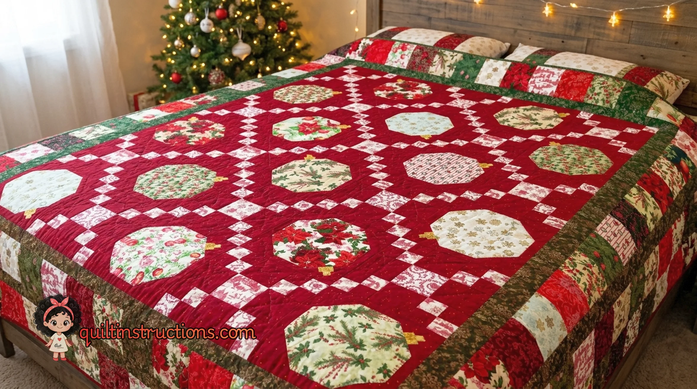 Merry Berry Ornamental Quilt Pattern: A Festive Quilting Journey 2 Merry Berry Ornamental Quilt Pattern