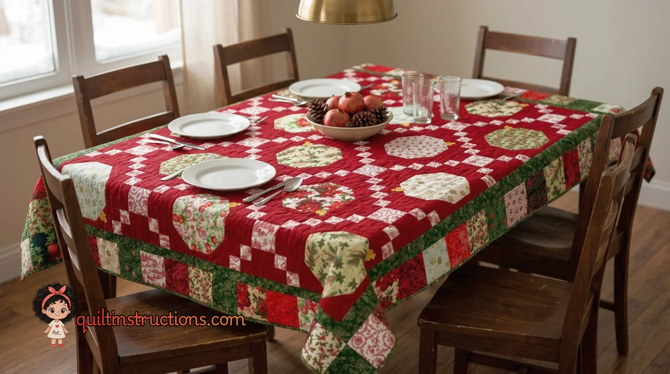 Merry Berry Ornamental Quilt Pattern