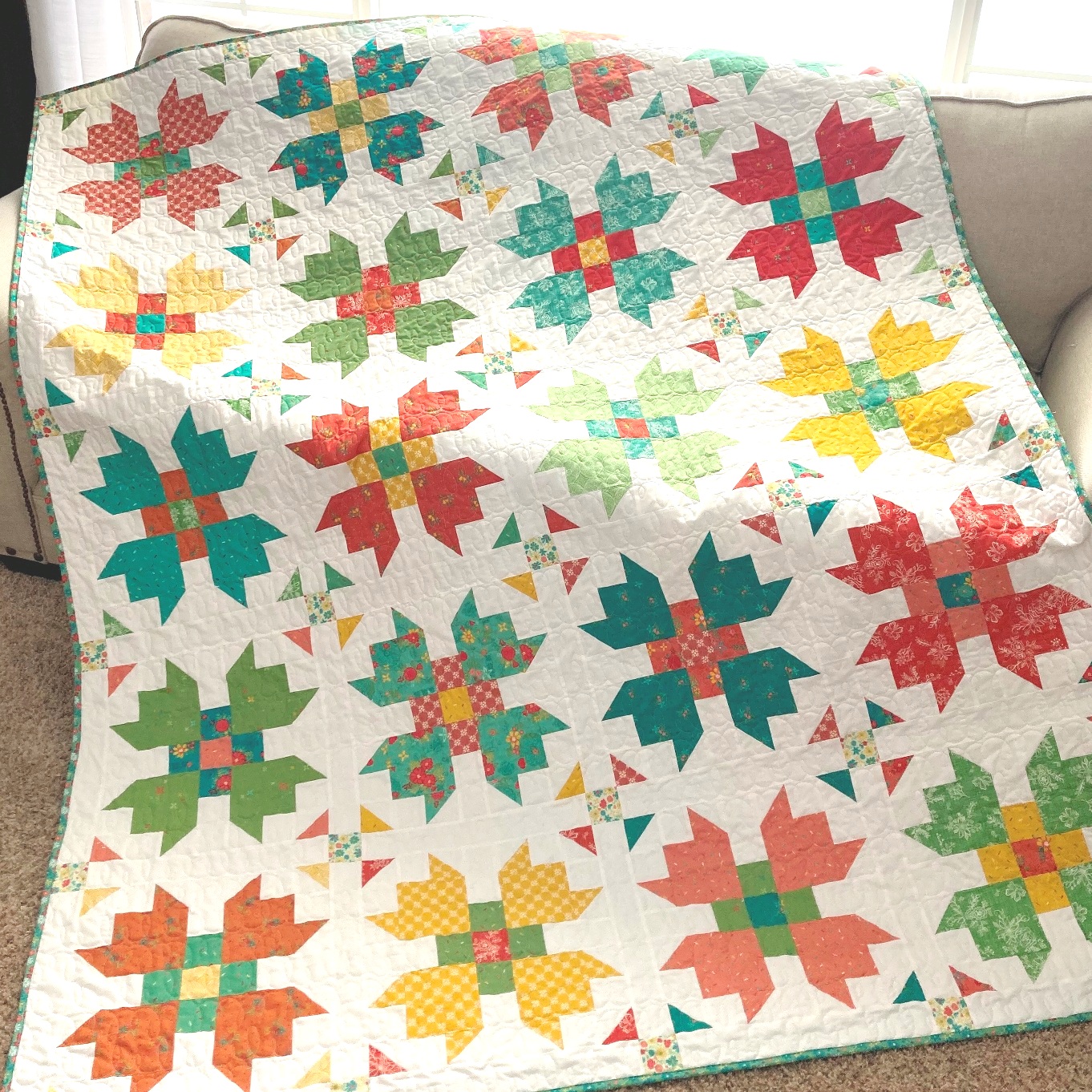Flora Bloom Quilt A Blossoming Design 🌸 Flora Bloom Quilt A Blossoming Design 🌸