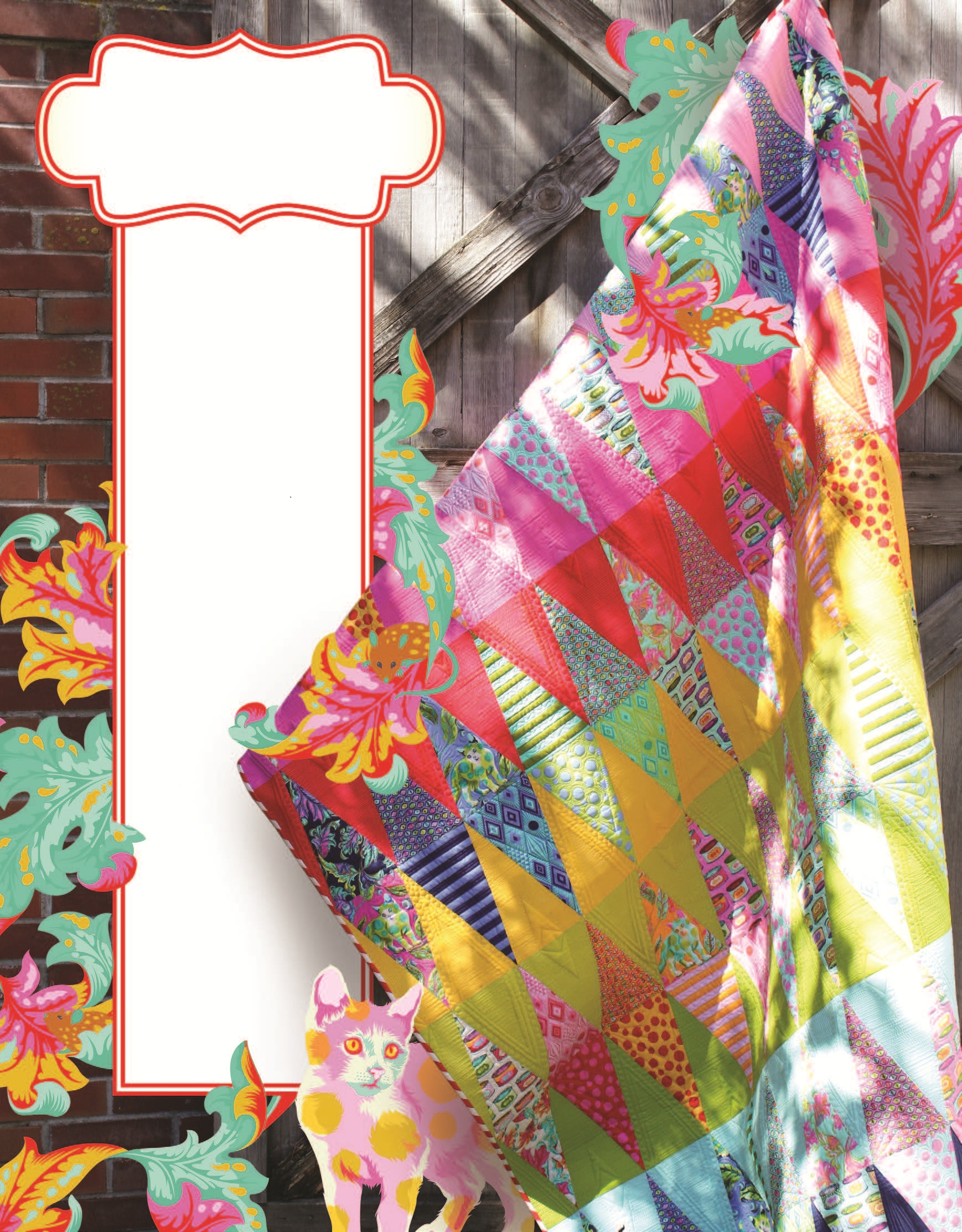 Tula Pink Tabby Mountain Quilt ⛰️🌈 Tula Pink Tabby Mountain Quilt ⛰️🌈