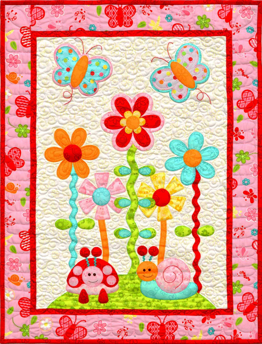 Kids Quilts Garden Pattern: A Whimsical Design for All Ages 🌸🦋 1 Kids Quilts Garden Pattern - A Whimsical Design for All Ages 🌸🦋