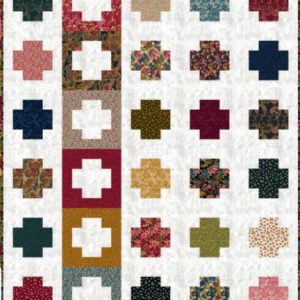 Chelsea Garden Crosses Quilt Pattern: Free Moda Design 4 Chelsea Garden Crosses 1