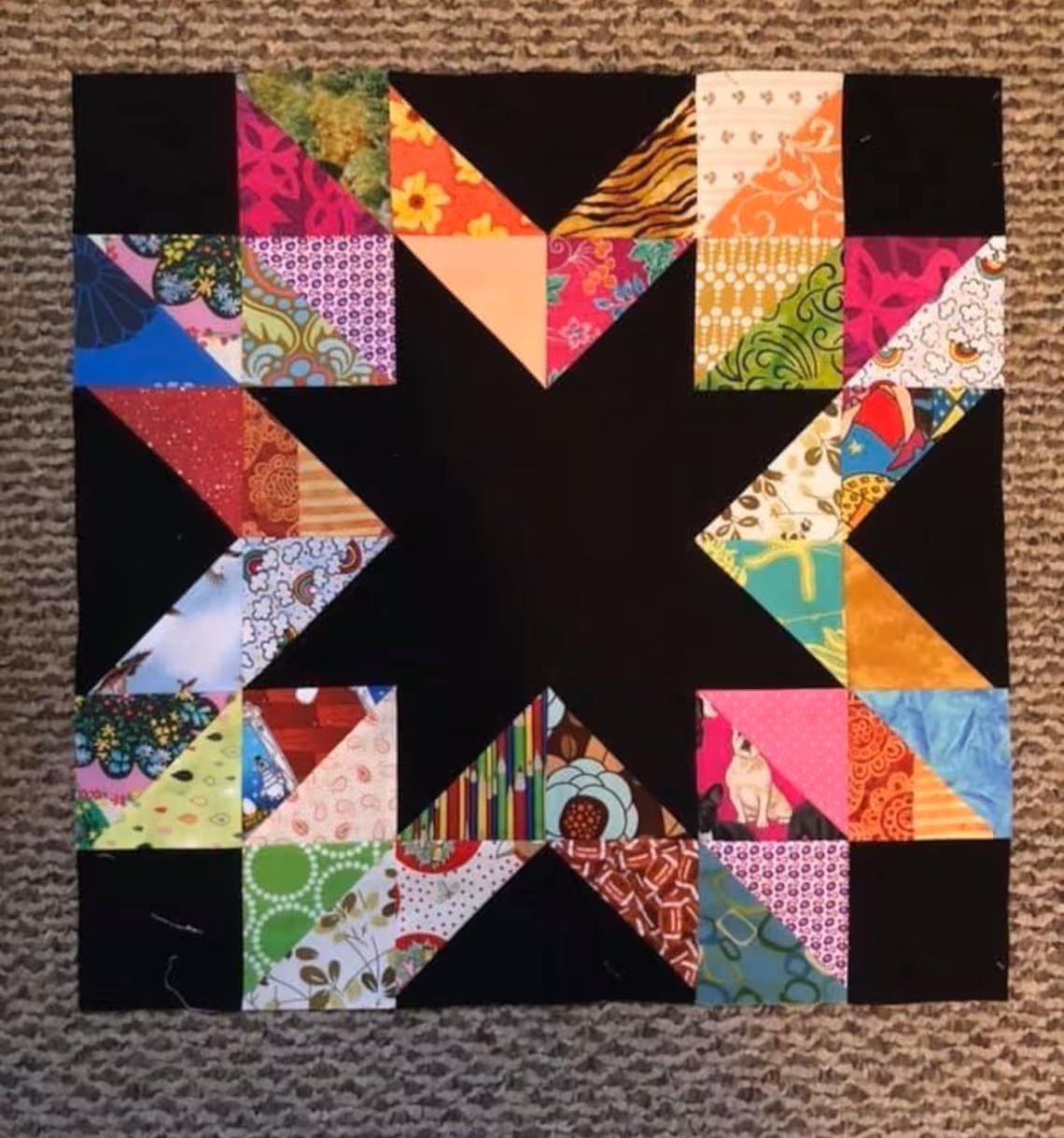 Radiant Summer Quilt Block ☀️🌻Capture the Summer in Fabric! Radiant Summer Quilt Block ☀️🌻Capture the Summer in Fabric!
