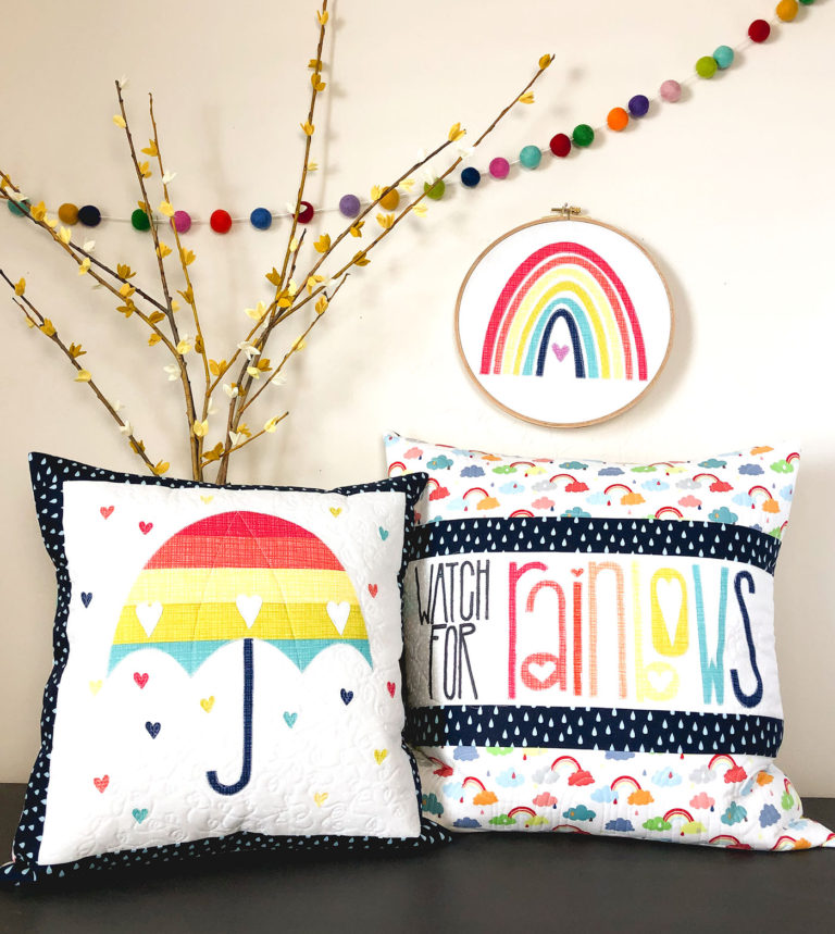 Rainbow Umbrella Pillow ☔️🌈 Cheerful Showers of Color! Rainbow Umbrella Pillow ☔️🌈 Cheerful Showers of Color!