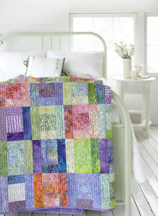 Splashes of Color Quilt 🌈✨ Vibrant tones of free joy Splashes of Color Quilt 🌈✨ Vibrant tones of free joy