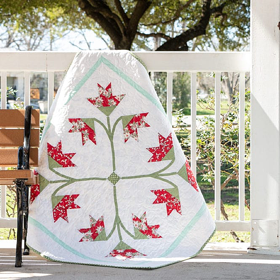 Carolina Lily Quilt Block 🌸✨ A Modern Twist on a Timeless Classic Carolina Lily Quilt Block 🌸✨ A Modern Twist on a Timeless Classic