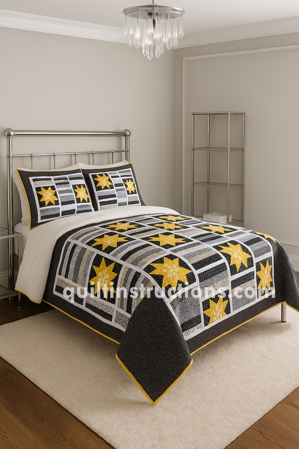 Daffodil Punch Quilt: A Burst of Springtime Joy in Every Stitch 🌼✨ 2 Daffodil Punch Quilt A Burst of Springtime Joy in Every Stitch 🌼✨ quiltinstructions