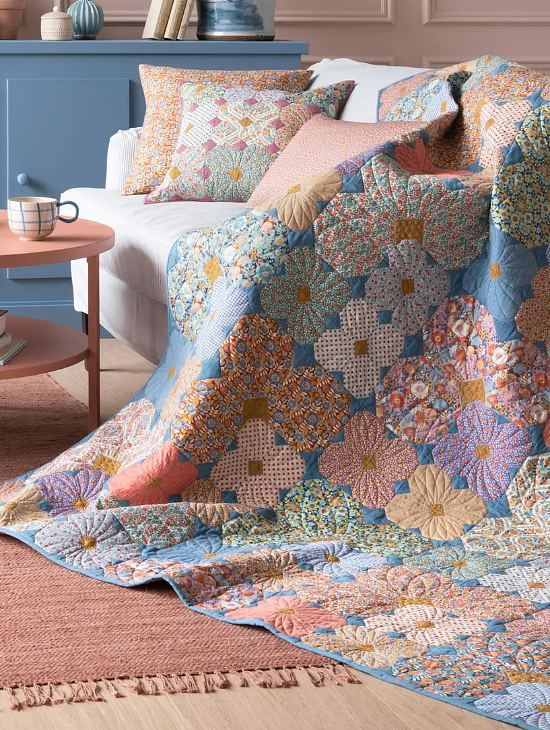 Wallflower Quilt 🌸✨ A Symphony of Soft Colors and Gentle Beauty 1 Wallflower Quilt 🌸✨ A Symphony of Soft Colors and Gentle Beauty
