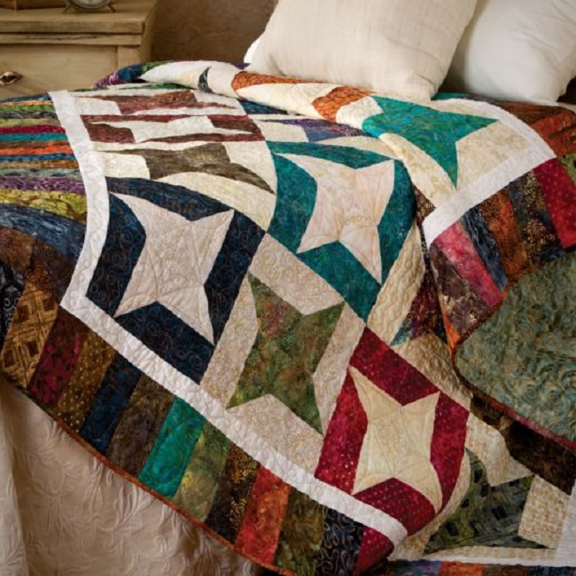Twirling Stars Quilt Pattern: Free & Beginner-Friendly! 1 Twirling Stars Quilt Pattern