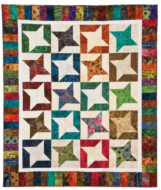Twirling Stars Quilt Pattern Twirling Stars Quilt Pattern