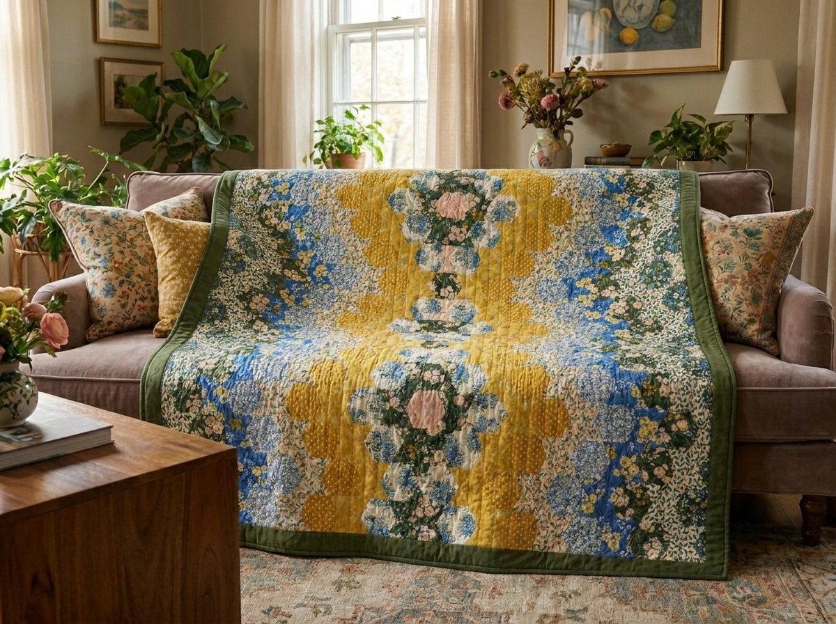 Gardens Chronicle Quilt Pattern: Free PDF & Fabric Guide 1 Gardens Chronicle Quilt Pattern