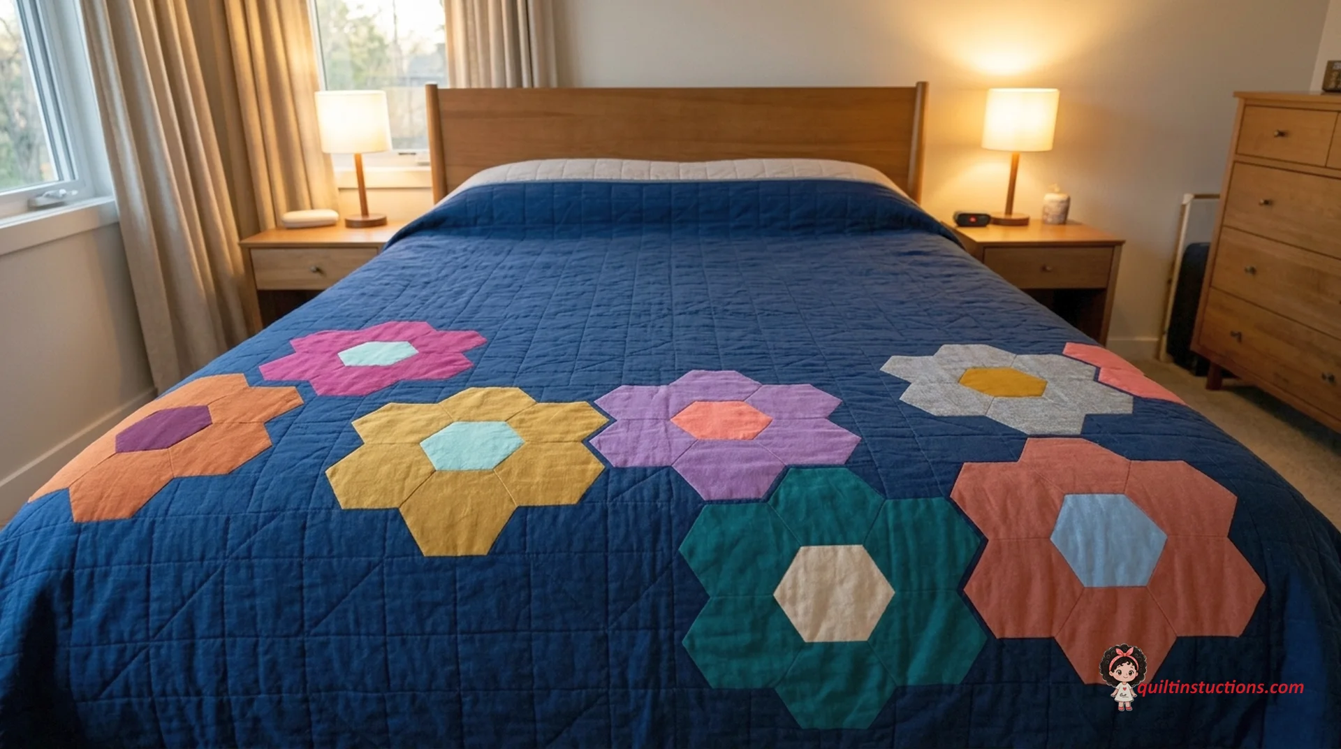 Sew Hexie Quilt Pattern: Free Modern Hexagon PDF Guide 1 Sew Hexie Quilt