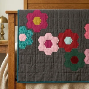 Sew Hexie Quilt Pattern: Free Modern Hexagon PDF Guide 8 Sew Hexie Quilt 10