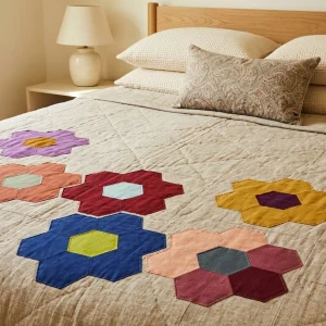 Sew Hexie Quilt Pattern: Free Modern Hexagon PDF Guide 4 Sew Hexie Quilt