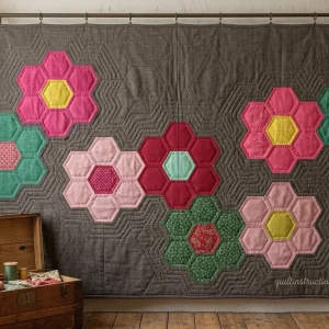 Sew Hexie Quilt Pattern: Free Modern Hexagon PDF Guide 10 Sew Hexie Quilt 7