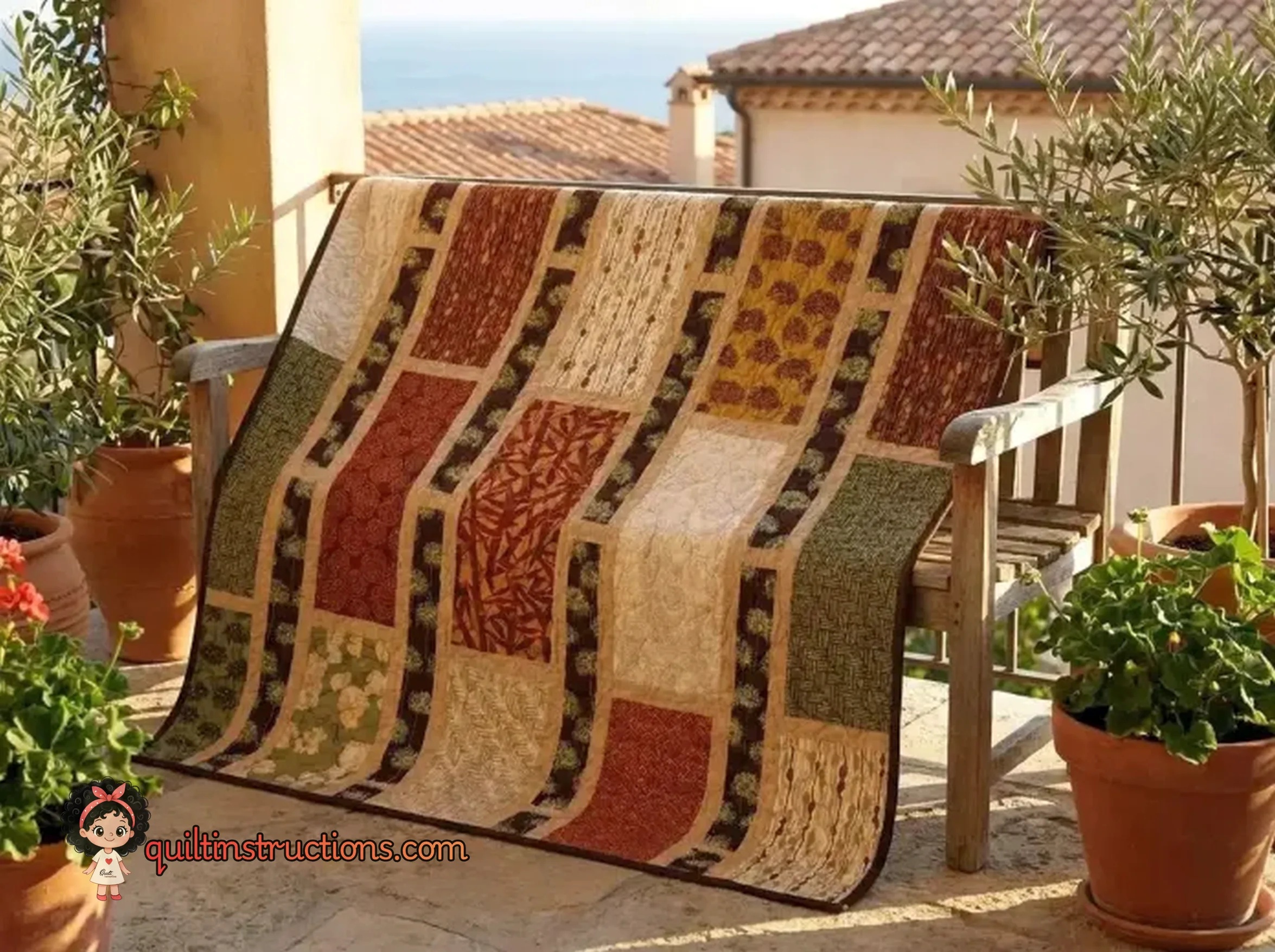 Simple Sashing and Rectangles Quilt 1 Simple Sashing and Rectangles Quilt A Free Throw-Size Pattern by Monica Solorio-Snow