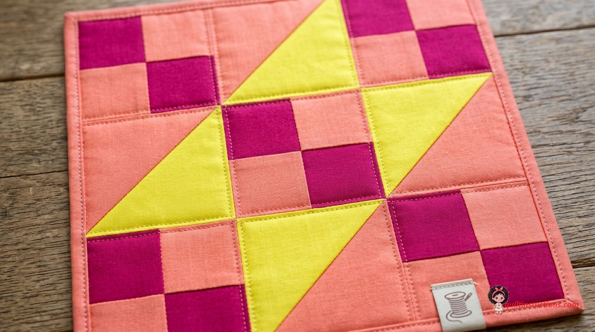 California Quilt Block Pattern: Tips for Modern Quilters 5 Final assembled California Quilt Block