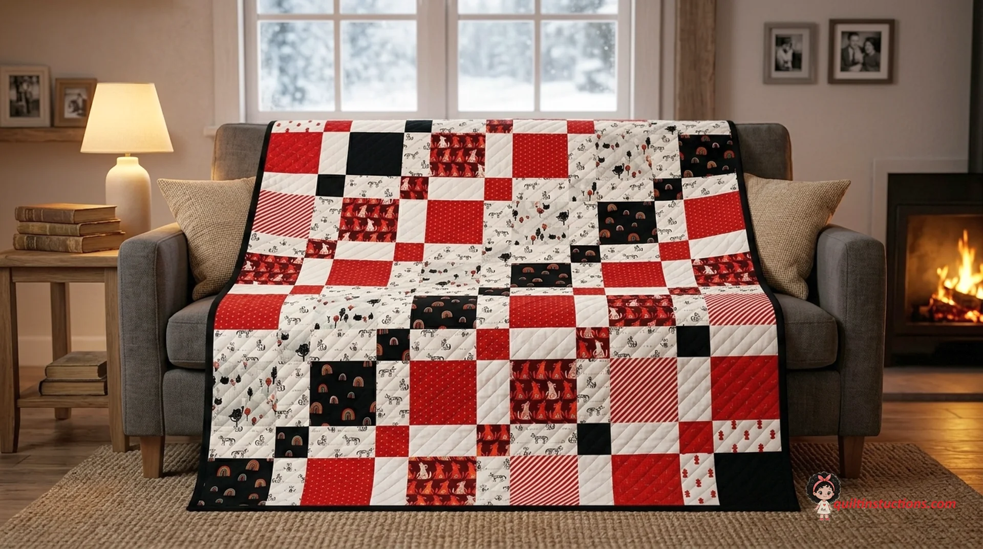 Doggo Quilt Pattern - Original pattern by AGF Studio Doggo Quilt Pattern