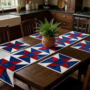 Eccentric Star Quilt Block: Free PDF & Table Runner Tips 9 Eccentric Star Quilt Block