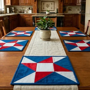 Eccentric Star Quilt Block: Free PDF & Table Runner Tips 7 Eccentric Star Quilt Block