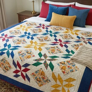 Garden Pinwheels Quilt 6 Free Garden Pinwheels Quilt Pattern by Wendy Sheppard