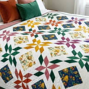 Garden Pinwheels Quilt 5 Garden Pinwheels Quilt