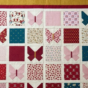 Free Hearts Aflutter Quilt Pattern by Riley Blake Designs 3 Hearts Aflutter 15
