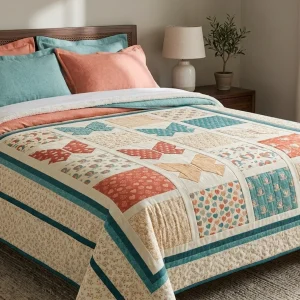 Free Hearts Aflutter Quilt Pattern by Riley Blake Designs 13 Hearts Aflutter 4