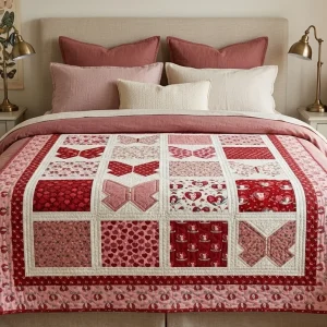 Free Hearts Aflutter Quilt Pattern by Riley Blake Designs 4 Hearts Aflutter 7